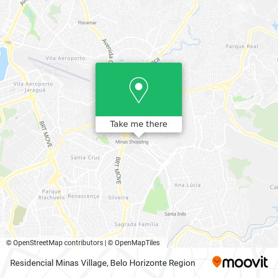 Residencial Minas Village map