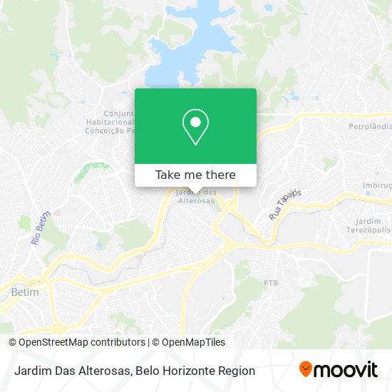Jardim Das Alterosas map