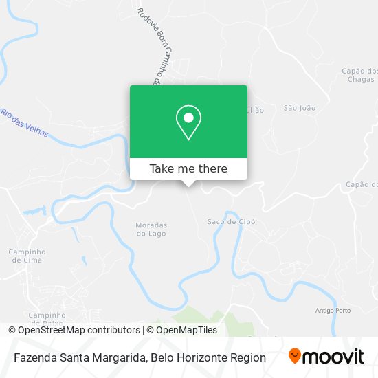 Fazenda Santa Margarida map