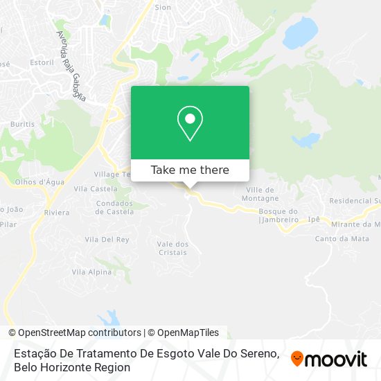 Estação De Tratamento De Esgoto Vale Do Sereno map