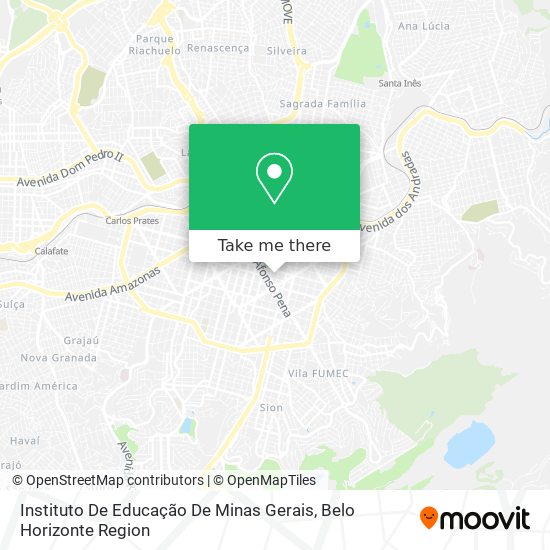 Instituto De Educação De Minas Gerais map