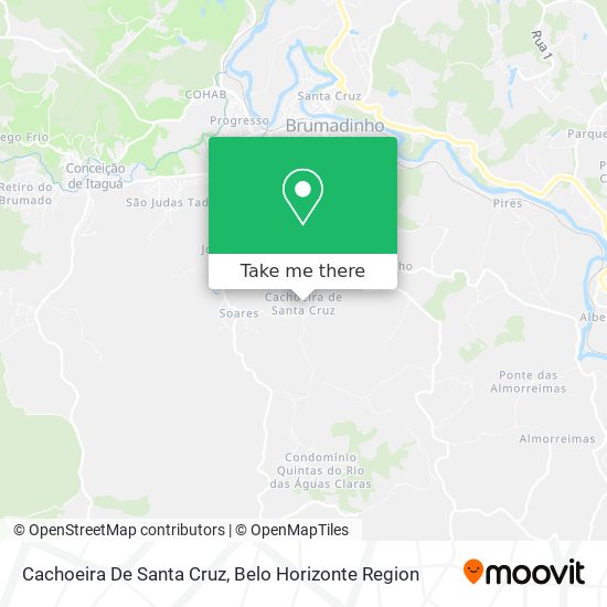 Cachoeira De Santa Cruz map