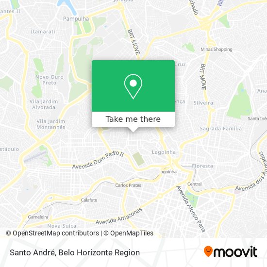 Santo André map