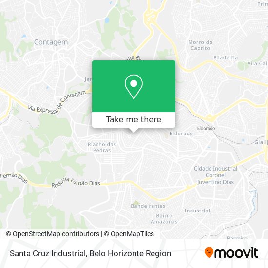 Santa Cruz Industrial map