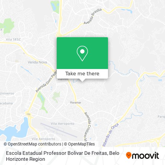 Escola Estadual Professor Bolivar De Freitas map