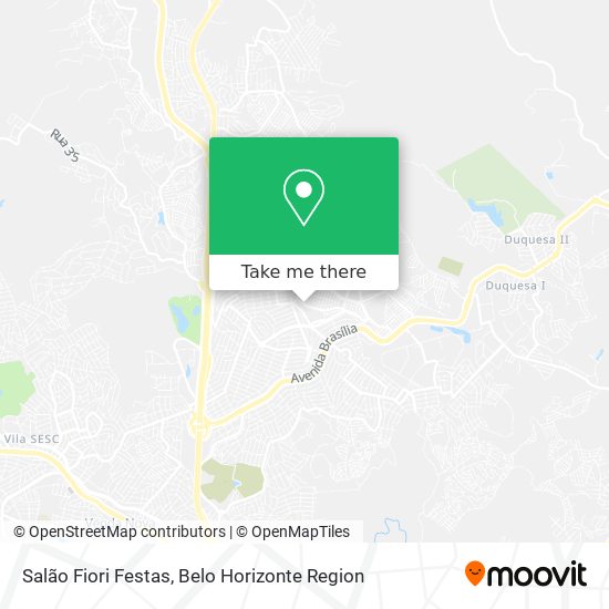 Salão Fiori Festas map