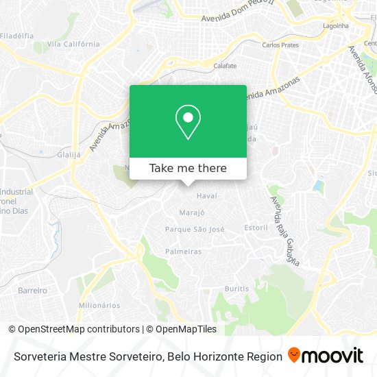 Sorveteria Mestre Sorveteiro map