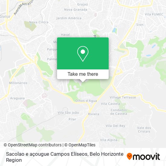 Sacolao e açougue Campos Elíseos map