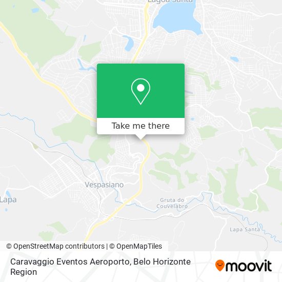 Caravaggio Eventos Aeroporto map