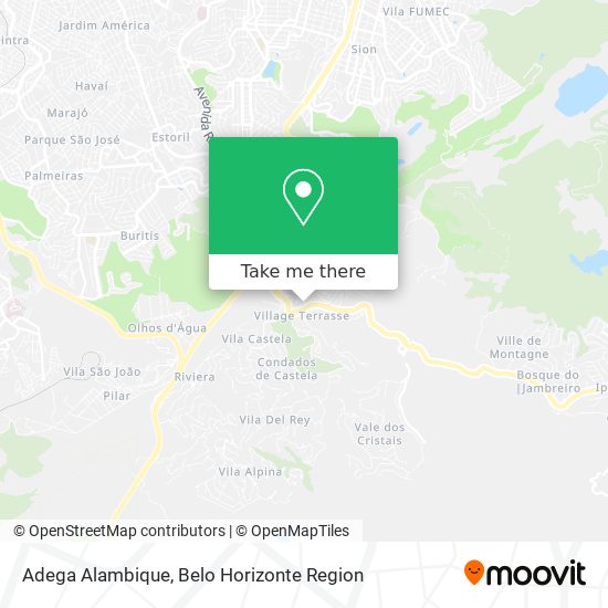 Adega Alambique map