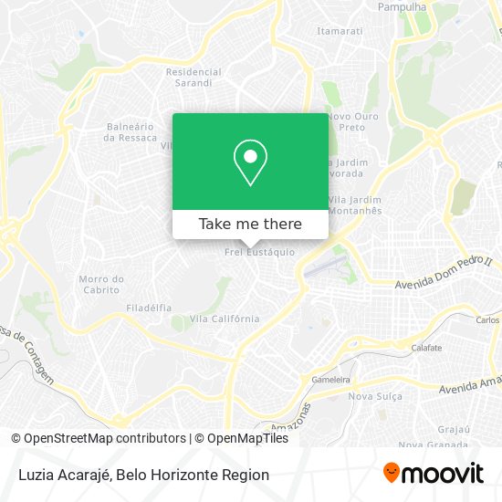 Luzia Acarajé map