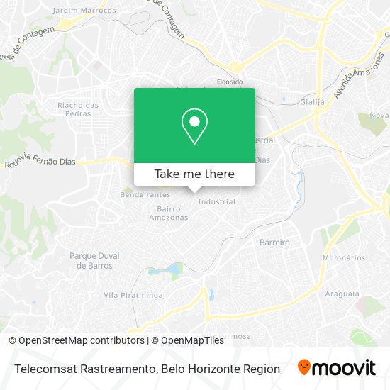 Telecomsat Rastreamento map