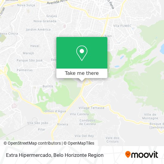 Extra Hipermercado map