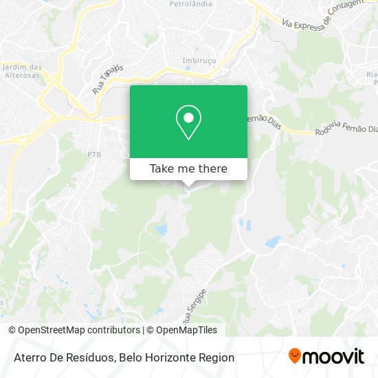Aterro De Resíduos map
