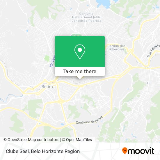 Clube Sesi map