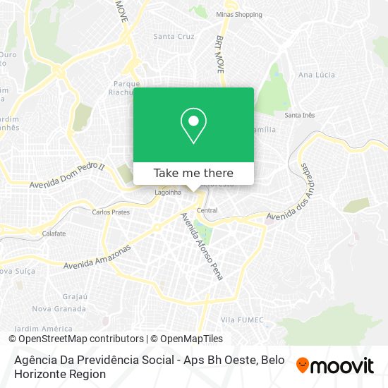 Agência Da Previdência Social - Aps Bh Oeste map