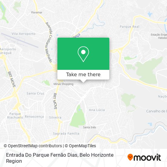 Entrada Do Parque Fernão Dias map
