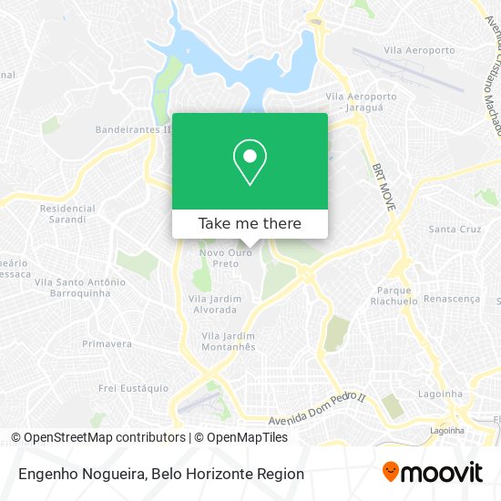 Engenho Nogueira map