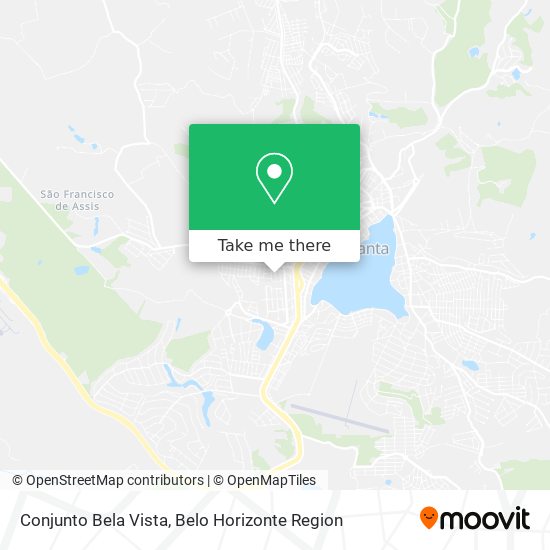 Conjunto Bela Vista map