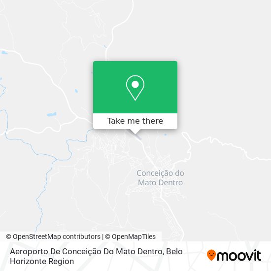 Aeroporto De Conceição Do Mato Dentro map