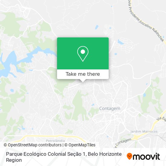 Parque Ecológico Colonial Seção 1 map