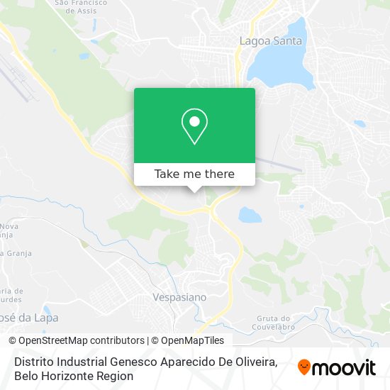 Distrito Industrial Genesco Aparecido De Oliveira map