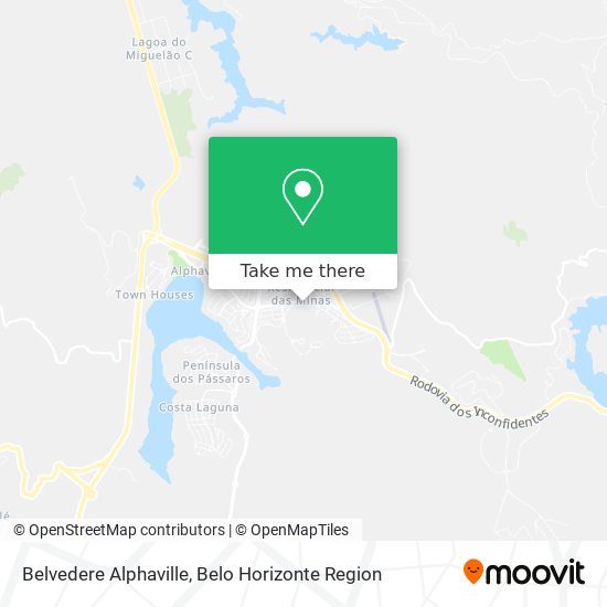 Belvedere Alphaville map