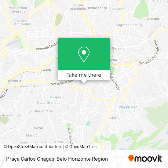 Praça Carlos Chagas map