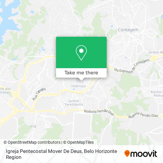 Igreja Pentecostal Mover De Deus map