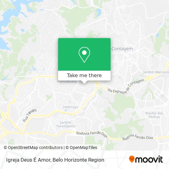 Igreja Deus É Amor map