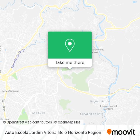 Auto Escola Jardim Vitória map