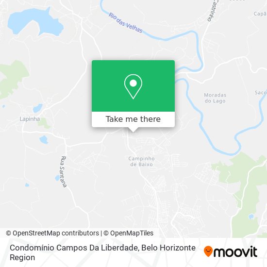 Condomínio Campos Da Liberdade map