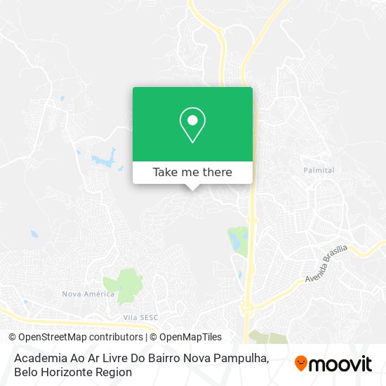 Academia Ao Ar Livre Do Bairro Nova Pampulha map
