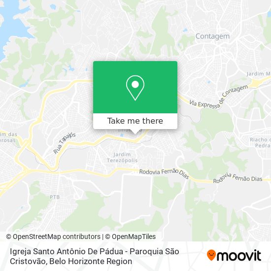 Igreja Santo Antônio De Pádua - Paroquia São Cristovão map