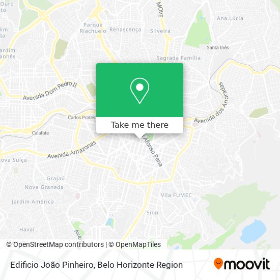 Edificio João Pinheiro map