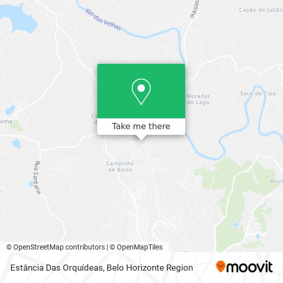 Estância Das Orquídeas map