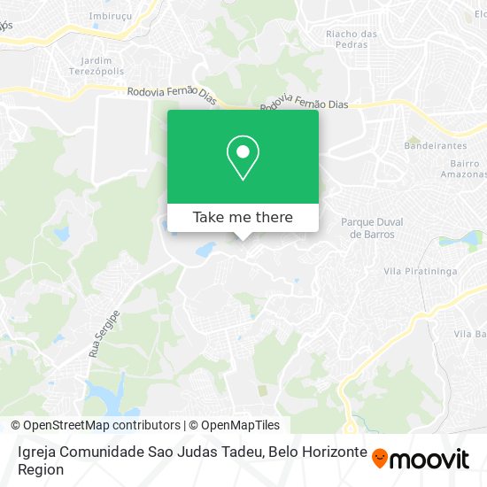 Igreja Comunidade Sao Judas Tadeu map