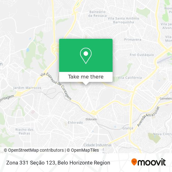 Zona 331 Seção 123 map