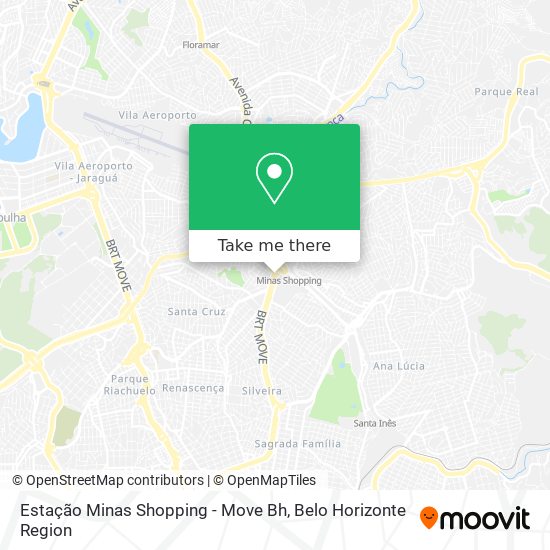 Estação Minas Shopping - Move Bh map