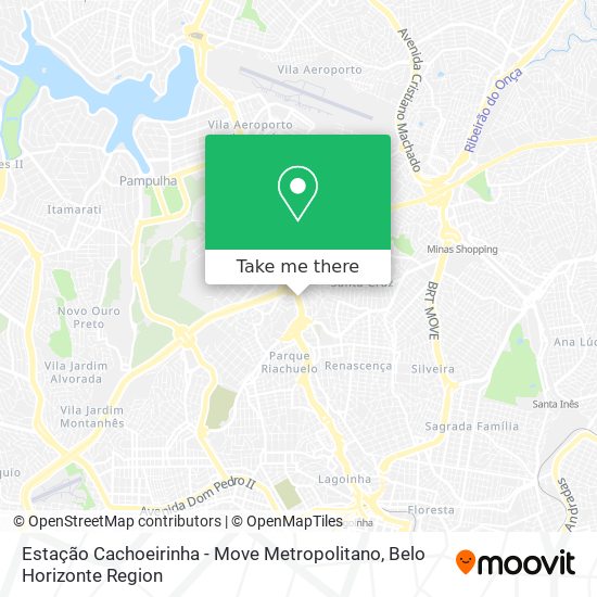 Mapa Estação Cachoeirinha - Move Metropolitano