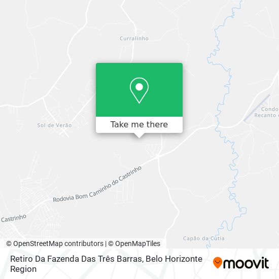 Retiro Da Fazenda Das Três Barras map