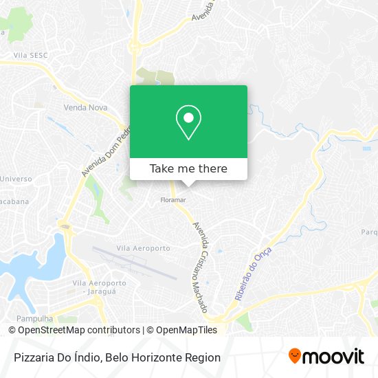 Pizzaria Do Índio map