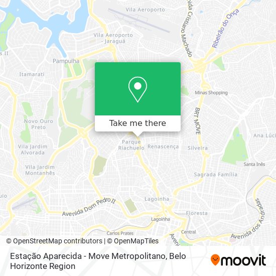 Estação Aparecida - Move Metropolitano map