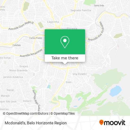 Mcdonald's map