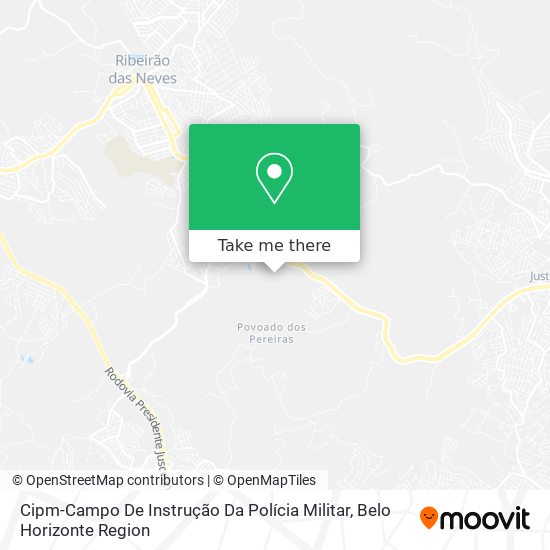 Cipm-Campo De Instrução Da Polícia Militar map