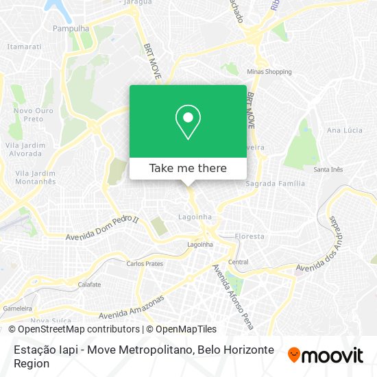 Mapa Estação Iapi - Move Metropolitano
