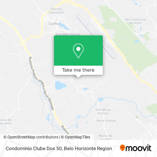 Condomínio Clube Dos 50 map
