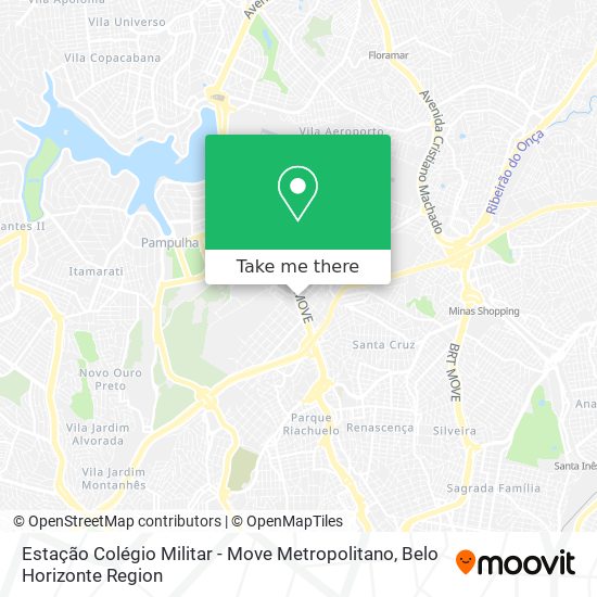 Estação Colégio Militar - Move Metropolitano map