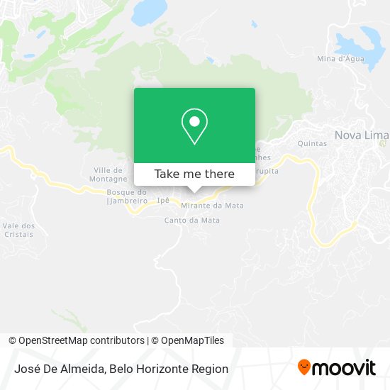 José De Almeida map