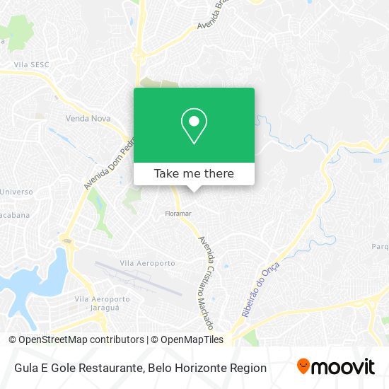 Mapa Gula E Gole Restaurante